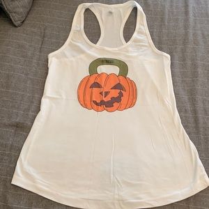 Jack O Lantern Kettlebell tank